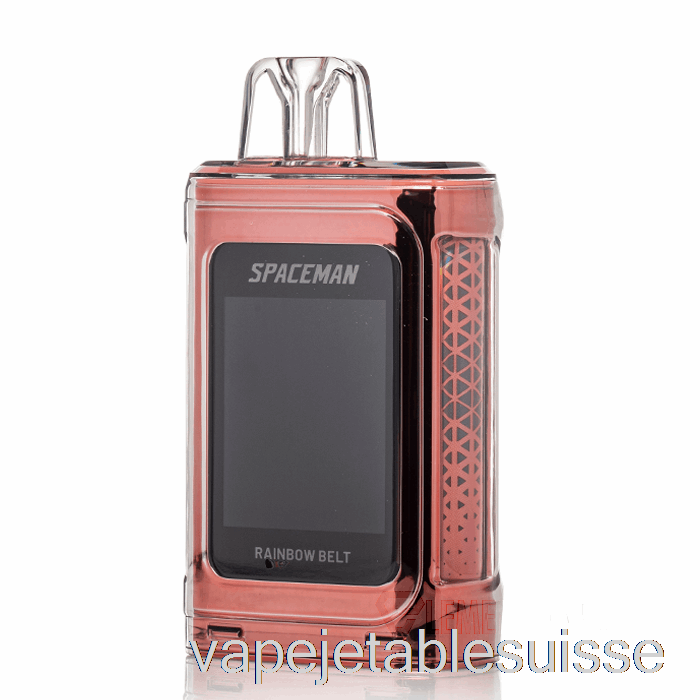 Vape Suisse Spaceman Prism 20k Ceintures Arc-en-ciel Jetables